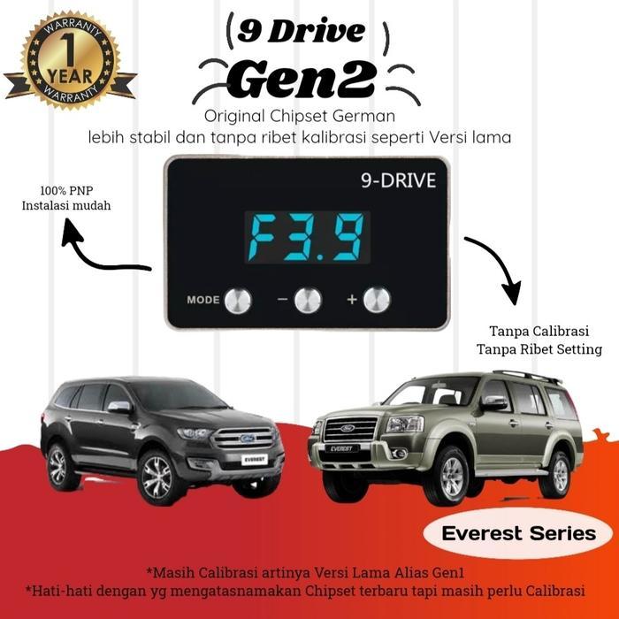 9 Drive Throttle Controller Accelerator Ford Everest Series Remap