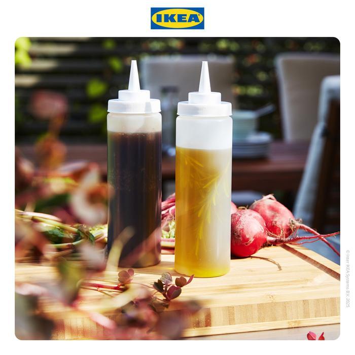 1e5hy- Ikea Grilltider Botol Pencet Untuk Saus / Kecap 330Ml Isi 2Pcs Plastik