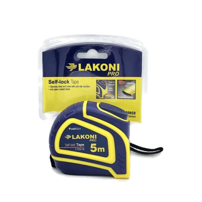 LAKONI PRO Meteran Auto 5m x 19mm / Measuring Tape Self Lock 172519
