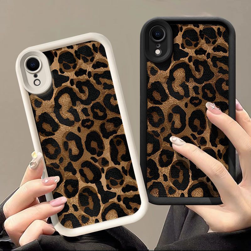 Cetakan Macan Tutul Charm Case Untuk Iphone13 15 Pro Max Xs Max Se 2022 14 Plus 14 15 Pro Max 11 12 