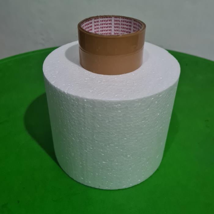 News D18x15cm Gabus Styrofoam Bulat Dummy Cake