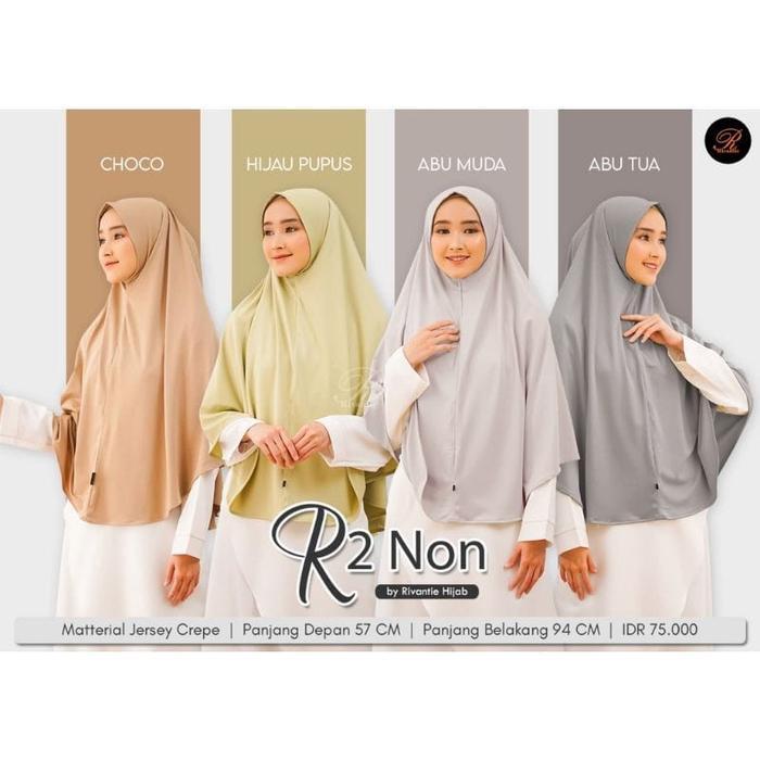 [Voucher] KERUDUNG RIVANTIE R2 NON PAD / BAHAN JERSEY CREB