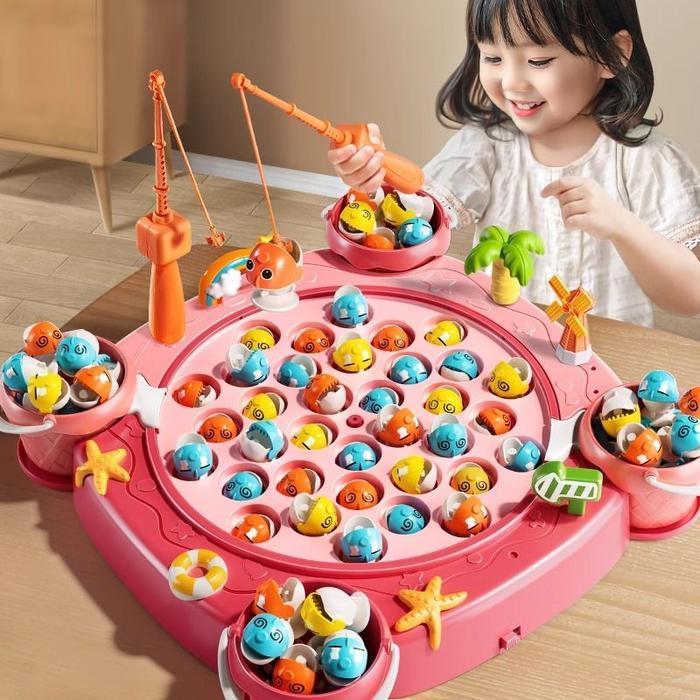 PROMO (COD) MAINAN PANCINGAN IKAN SET LENGKAP MAINAN ANAK MAINA PANCING IKAN MAINAN ANAK PEREMPUAN