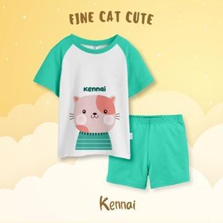 c7k8- Kennai Setelan Raglan Pendek Animal Kawai Series 1-12Th