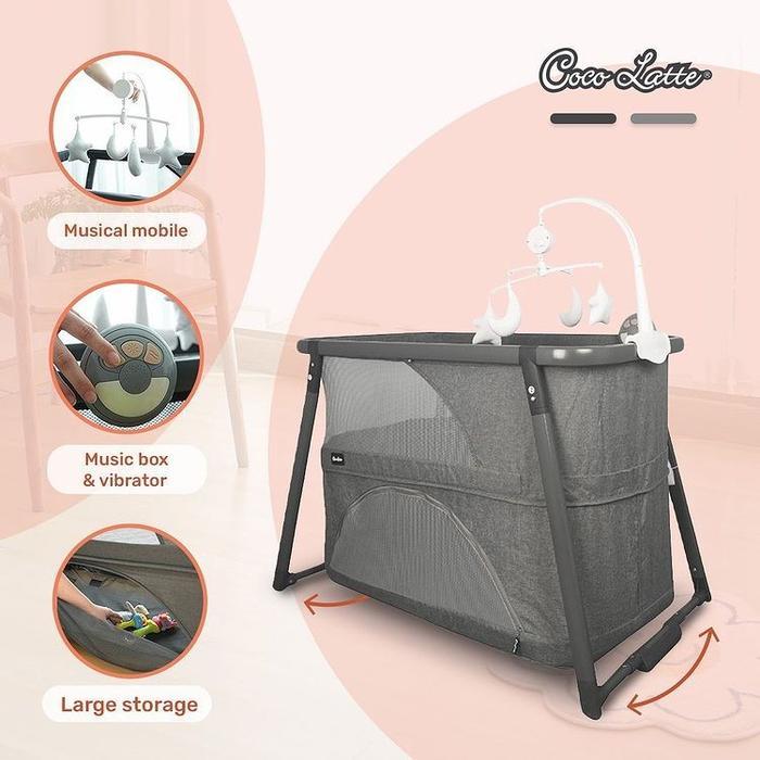 Box Bayi Cocolatte 3In1 Foldway Cribs / Tempat Tidur Bayi Cocolatte