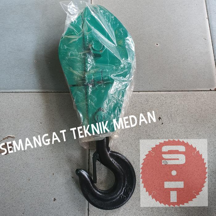 KATROL SINGLE KAPAL KEREKAN TIMBA BARANG PULLEY BLOCK 3,2TON 3 , 2 TON