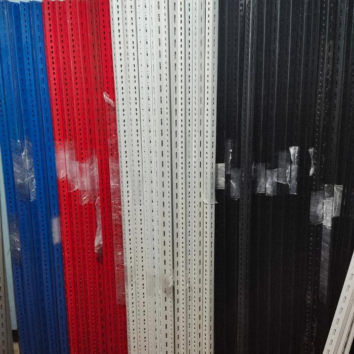 besi siku lubang panjang 2m 4cm x 4cm