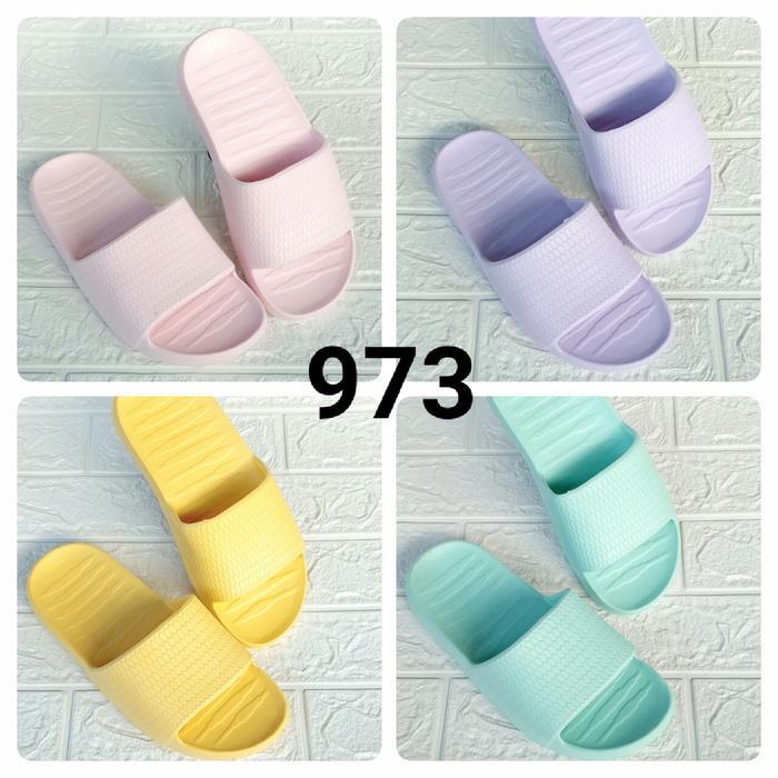 Eiger Adventurre Store - Sandal Rumah 36-40 Sendal Slop Kamar Mandi Wanita Lembut Model Miniso