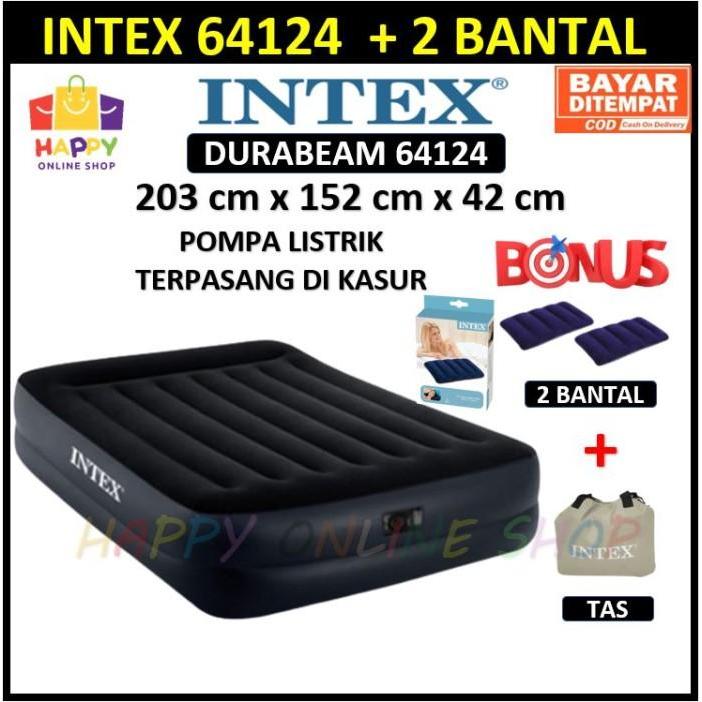 Rds - Intex Kasur Angin - Kasur Intex Durabeam Rest Raised Airbed Original