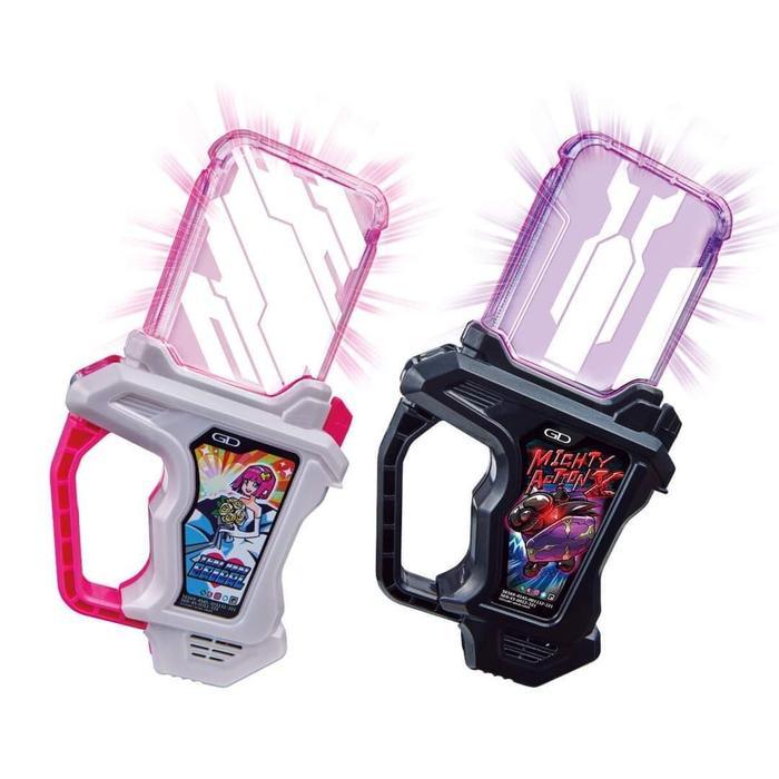 DX Tokimeki Bridal Gashat & Proto Mighty Action X Gashat Noir