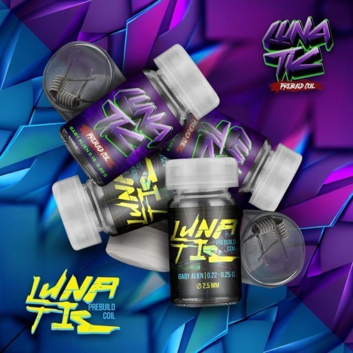 COIL LUNATIC GREEN PURPLE YELLOW PREBUILD SERIES BY LUNATIC COIL