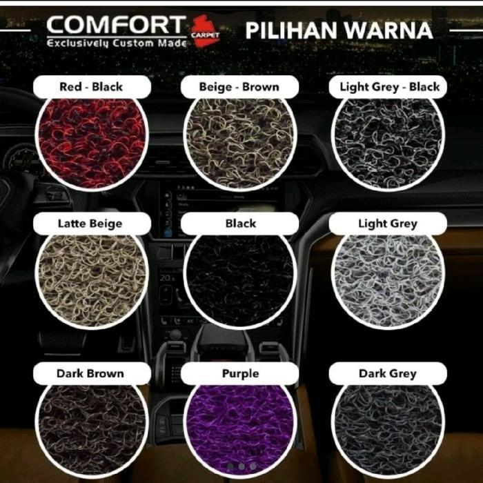 Mantab Karpet Comfort Deluxe Khusus Vios 2003-2005 2 Baris - Karpet Mobil Mie Pvc Premium Car