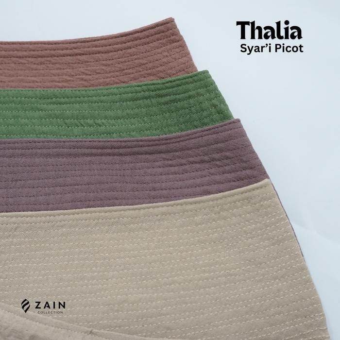 dowg- Zain - Thalia Hijab Syari Picot Pet Soft Premium By Zain Collection / Kerudung SyarI