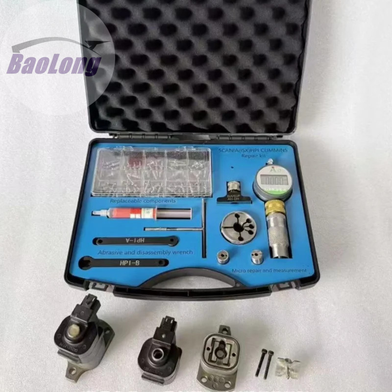 For Cummins Crin Injector Xpi Hpi Actuator Armature Dynamic Measuring Valve Core Grinding Repair