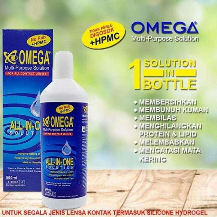 bz61- Cairan Softlens Omega Multi Purpose. Uk.500Ml