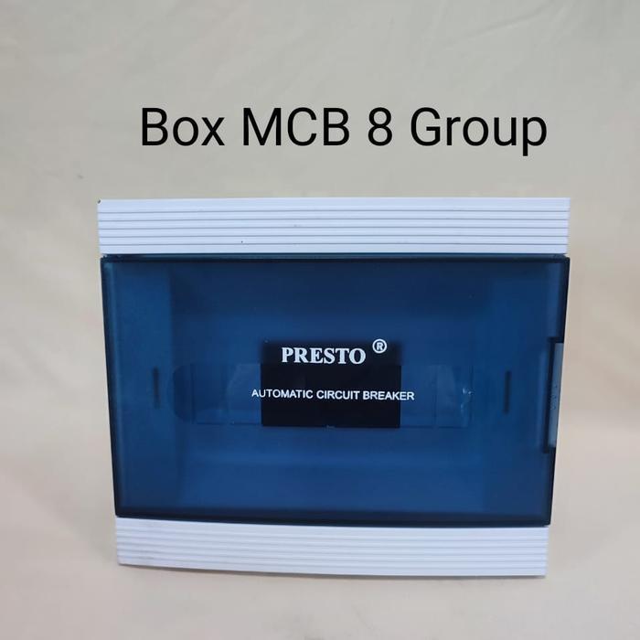 Presto Box MCB 8 Group 2808 IB Presto Automatic Circuit Breaker untuk Perlindungan Listrik Rumah