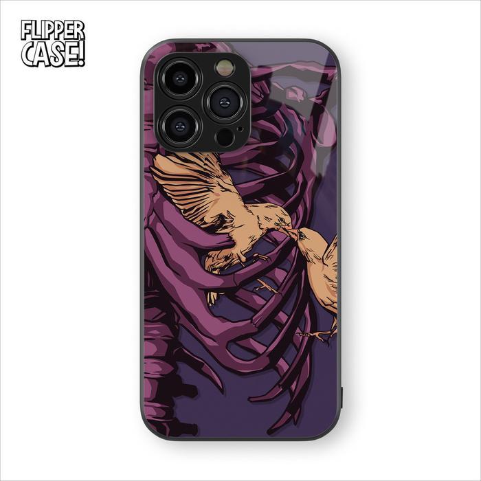 Casing HP Glossy Abstract Bird Couple Android & iPhone 7/8/xr/xs/11/12/13/14/15/16plus/pro/max/Mini