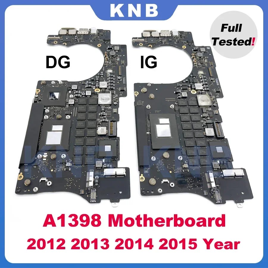 Original A1398 Motherboard For Macbook Pro Retina 15" A1398 Logic Board 2012 2013 2014 2015 Year