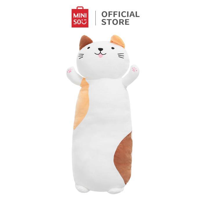 MINISO Boneka Bantal Kucing Besar Tidur Boneka Lucu Mainan Mewah 90cm
