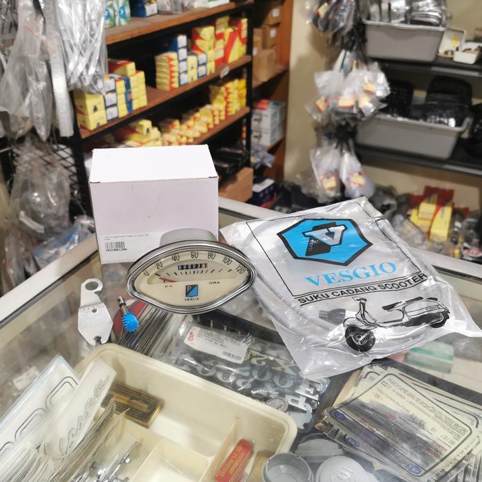 Speedo Speedometer Veglia P/ Vespa Vbb Set Kabel Speedo Dan Gigi Nanas