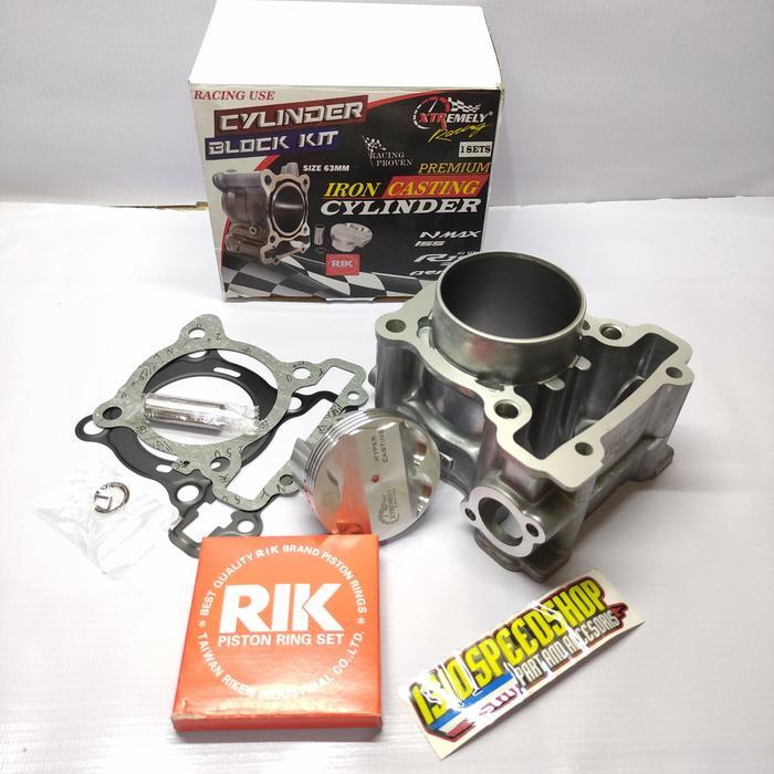 Blok Seher Xtreme Bore Up 63Mm Yamaha Nmax Aerox 155Cc Bore Kit