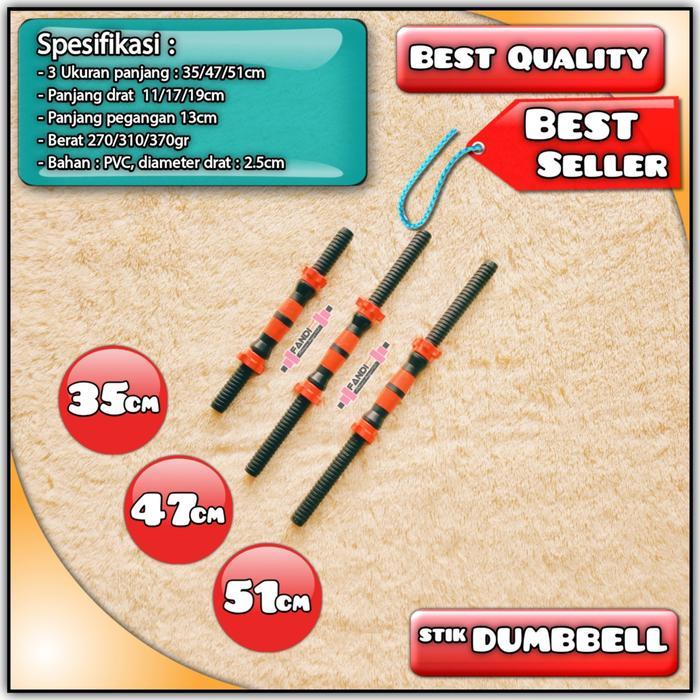 outhealt- Stick Dumbell 35Cm Pvc - Stik Dumbbell 35Cm Pvc - Stik Barbel Pvc 35Cm