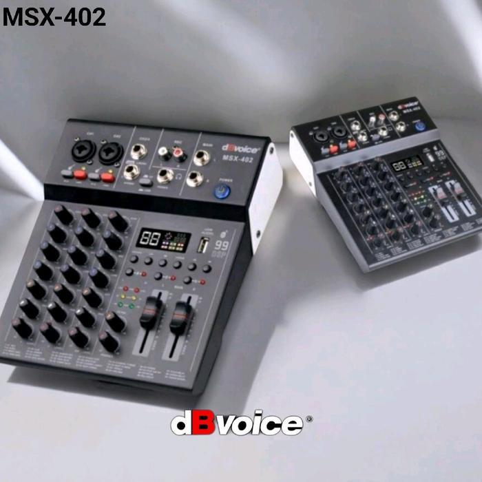 PAKET LENGKAP MIXER DBVOICE DS ORCA MK2 MIC MAONO PD100 OTG CORTEX MH366/MH356 KABEL AUX RECORDING