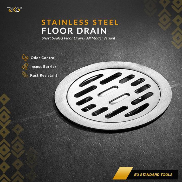 Saringan Got Bulat 10 Cm Stainless Steel Floor Drain