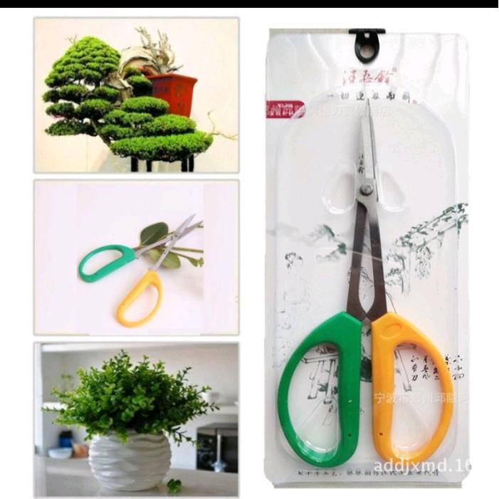 gunting prunning 2110 warna kuning hijau gunting Bonsai