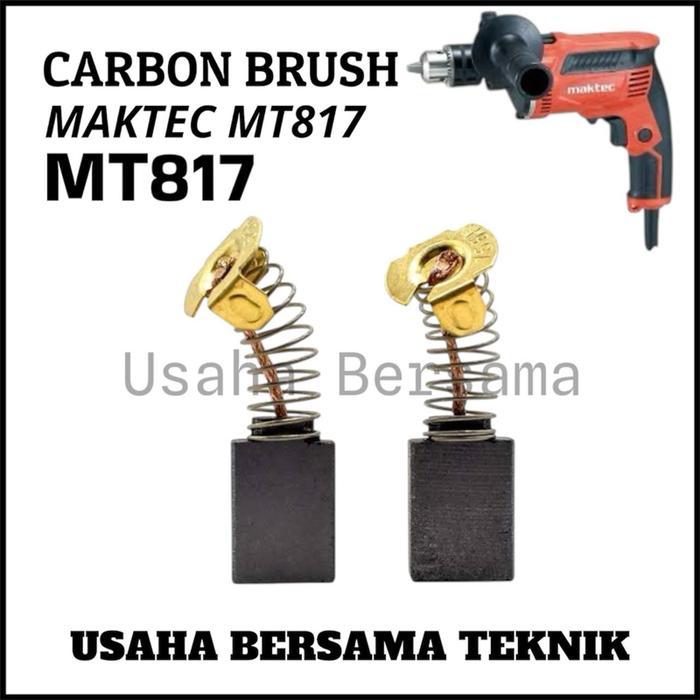 CARBON BRUSH MT817 FOR MESIN BOR MAKTEC MT817 / BROSTEL MAKTEC MT817 / BOSTEL COAL BOR IMPACT MAKTEC