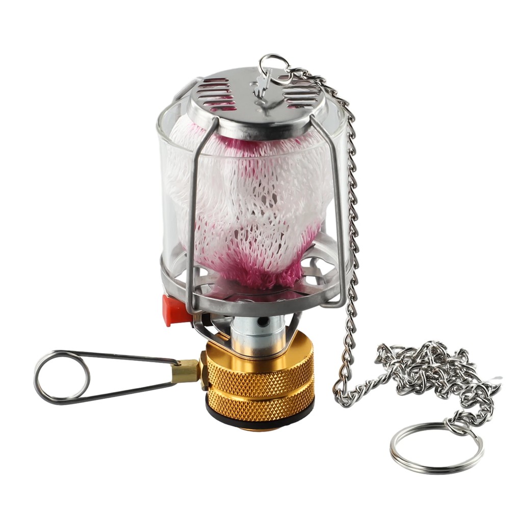 Gas Lamp Outdoor Camping Lantern Tent Lamp Hanging Glass Lamp Torch Hanging Glass Lamp Portable Gas