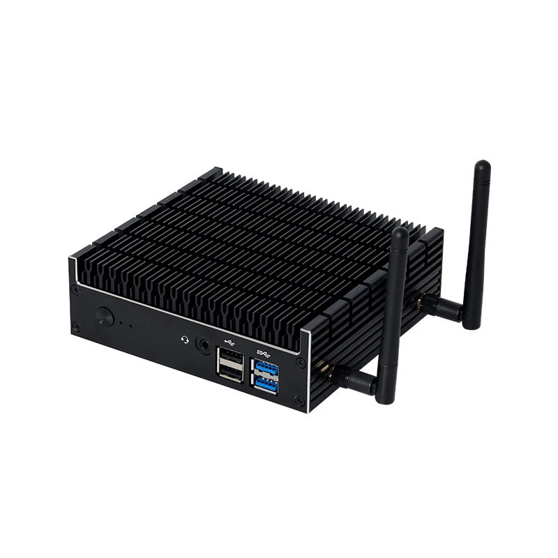 Mini Pc Industrial Fanless Computer Intel Pentium 5405U Ddr4 M.2 Ngff Ssd 4K Uhd Wifi Bluetooth