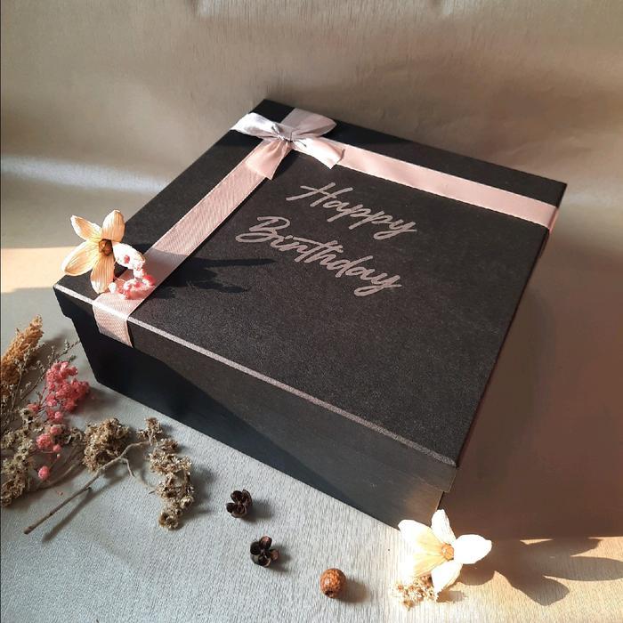 Kotak Buka Tutup Happy Bithday/Kotak Kado Gift Box