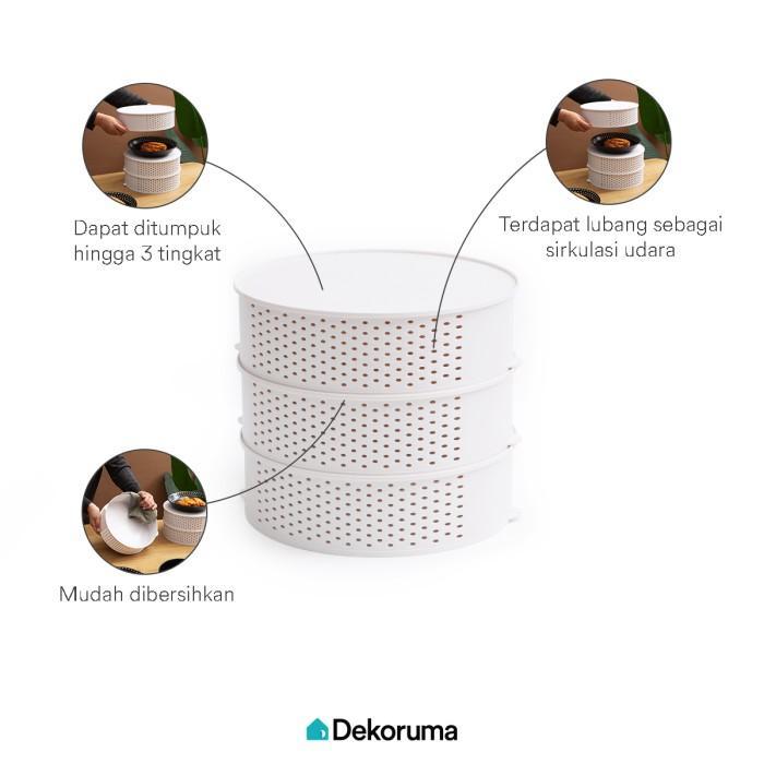 Promo Dekoruma Maki Tudung Saji 3 Tingkat / Multilayer Original