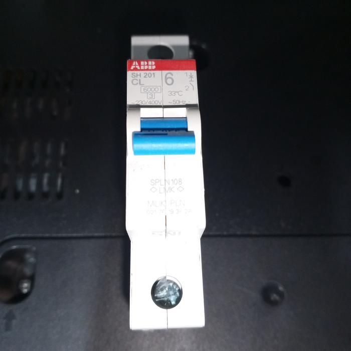 mcb ABB 6a modif anti jeglek modif sesuai permintaan