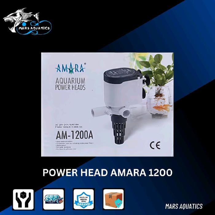 Power Head Pompa Aquarium Celup Amara AM 1200 A Filter Aquarium Amara AM1200 Pompa Celup Aquarium