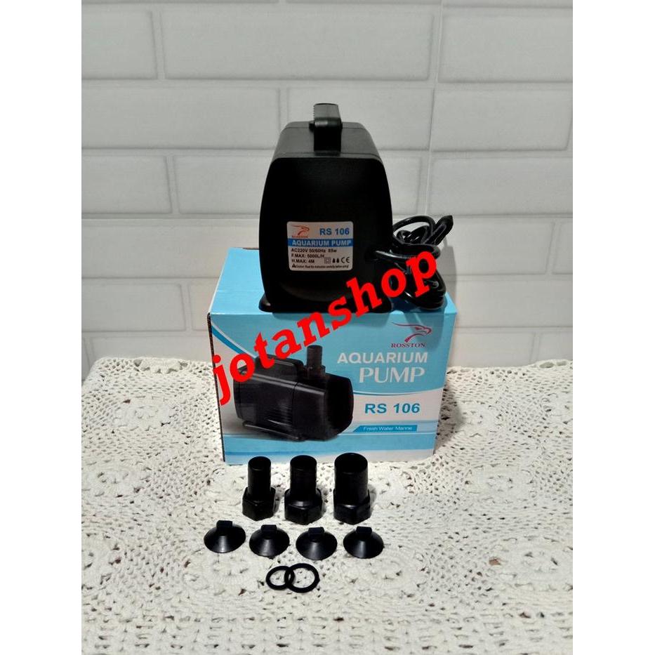 ROSSTON RS 106 RS106 POMPA AIR CELUP KOLAM AQUARIUM HIDROPONIK AQUASC