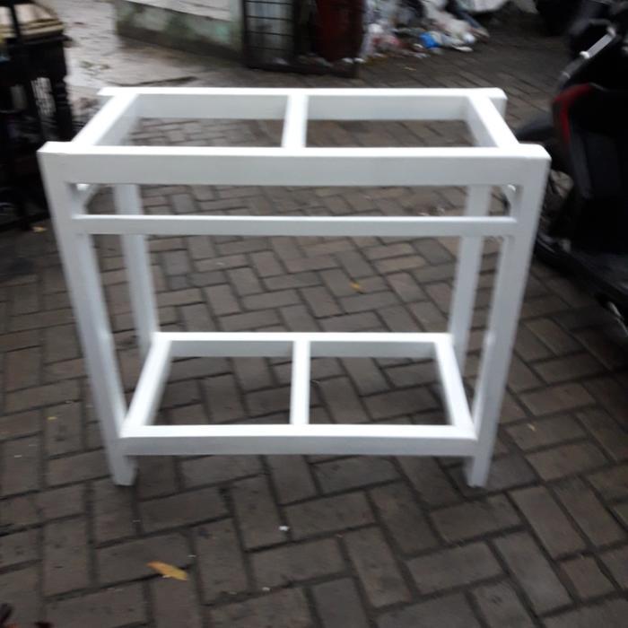 RAK AQUARIUM 80X40 TINGGI100 CM BESI HOLO 4X6