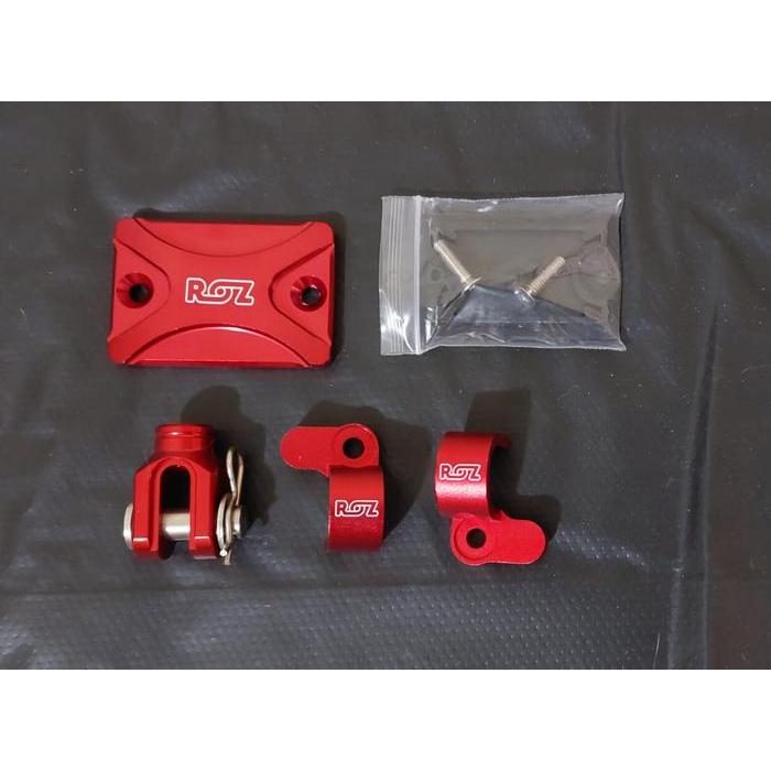 Blink Blink Crf250Rally, Tutup Master Rem Depan, Klem Selang Rem Belakang, Tuas Pedal Rem