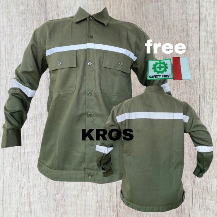 ORIGINAL Weaack Safety Baju Safety Baju Free Bordir K3 dan Bendera Indonesia READY STOCK