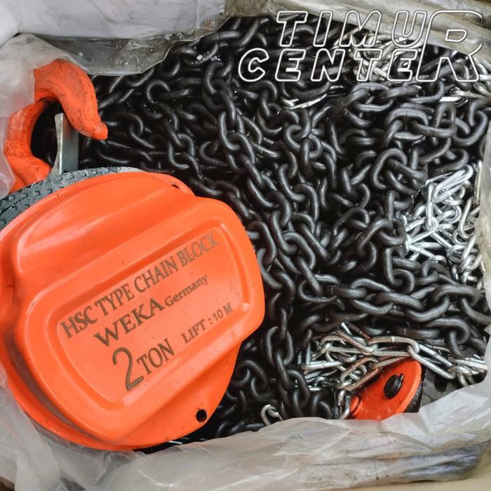 Chain Block Takel 2 ton 10 meter WEKA Germany Katrol Rantai Manual