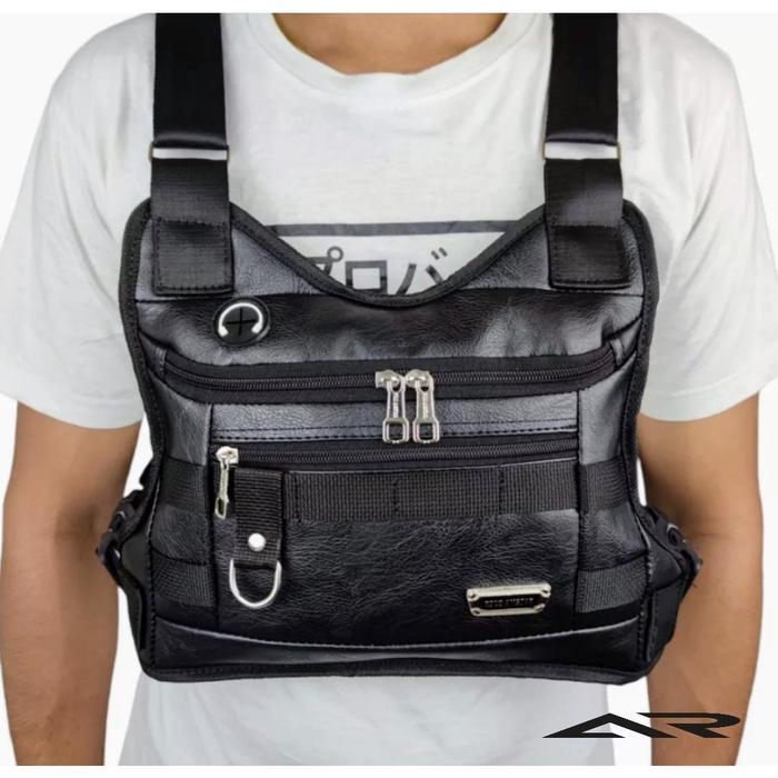 dap Chestbag Tactical Sporty Outdoor POLO AMSTAR Slingbag Series USS One Tas Selempang Dada Pria