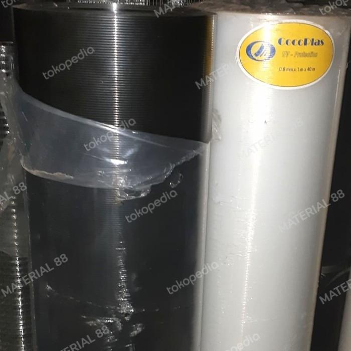 BRIDTIS- Fiber Plastik Penutup Pintu Pagar Garis-Garis Cocoplas