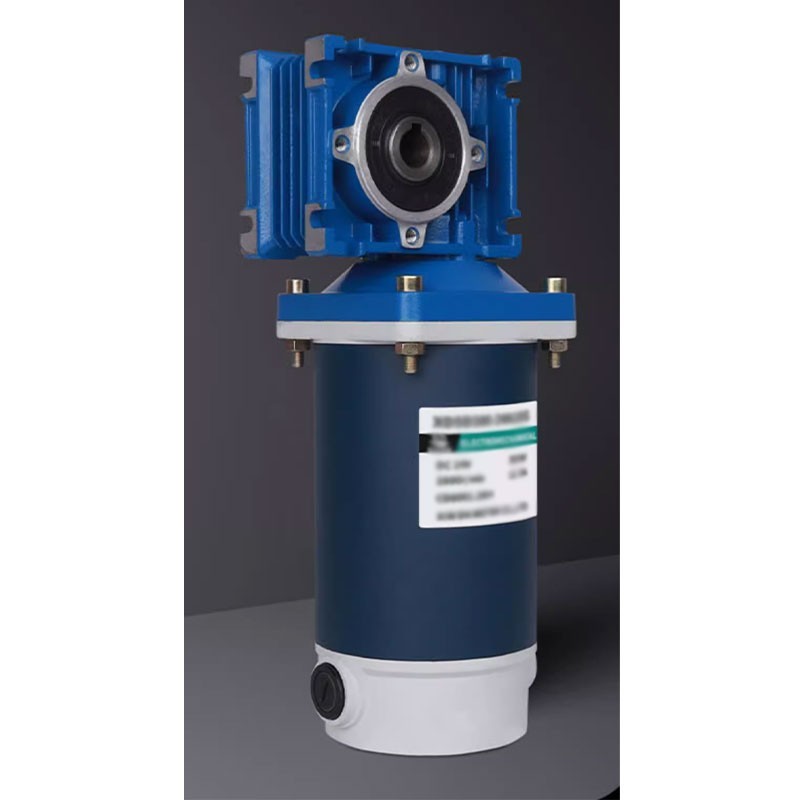 Maxgeek 300W 12V/24V Dc Worm Gear Reduction Motor Xd5D300-12A18S 1800Rpm Dc Motor And Nrv30/Nrv40