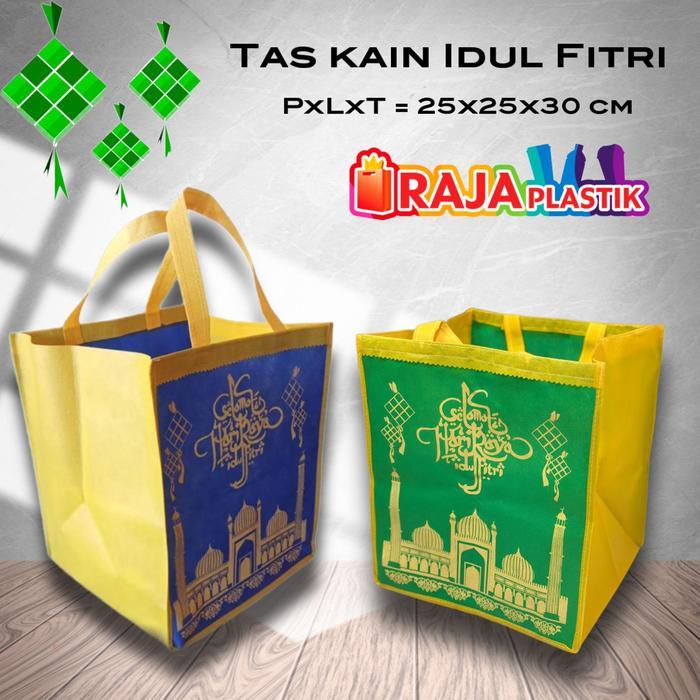 Tas Kain Idul Fitri 25x25x30cm / Tas Kain Lebaran 25x25x30cm