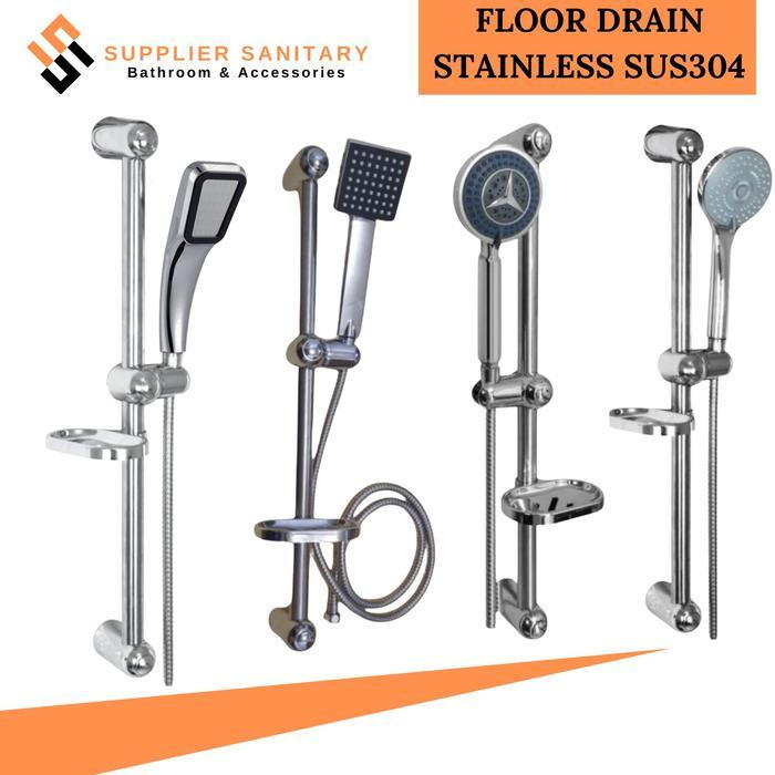 SHOWER TIANG PAKET KRAN PANAS DINGIN/KRAN SHOWER/SHOWER MANDI Air Bulat