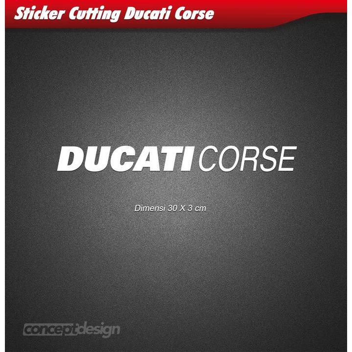 Sticker Cutting Ducati Corse