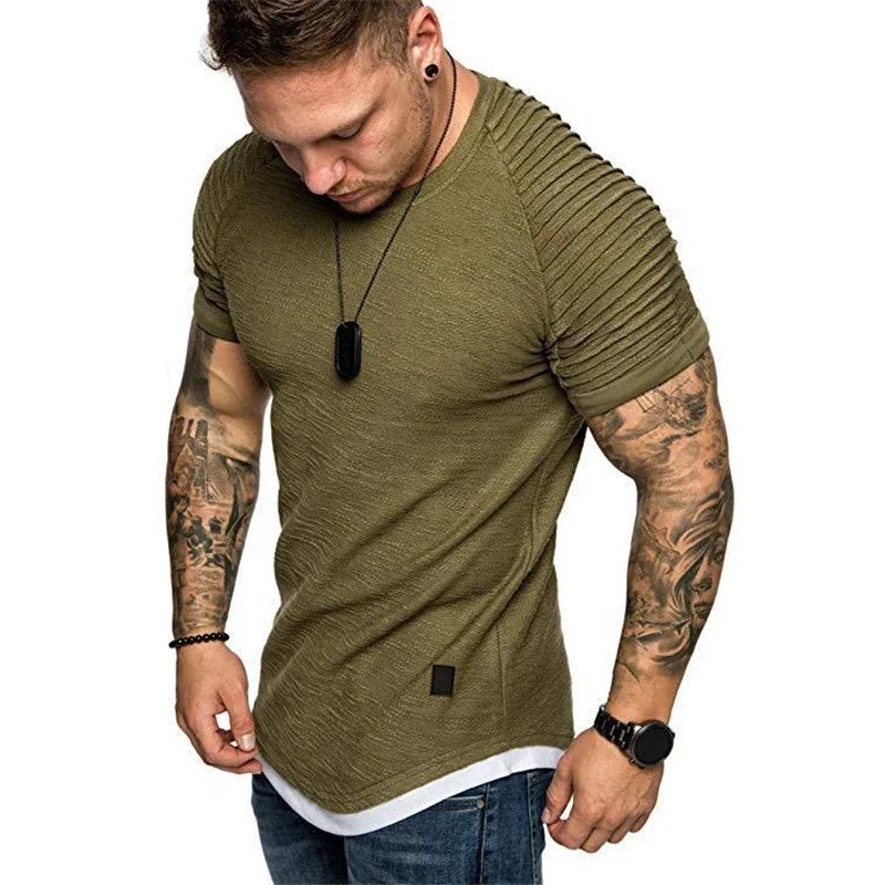 MRMT 2025 Brand New Men's T Shirt Leisure Pure Color Casual Men T-shirt for Male Tshrit Short Sleeve