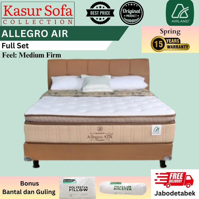 Full Set Airland Allegro Air Kasur/Matrass/Mattress/Springbed Latex (Medium Firm)
