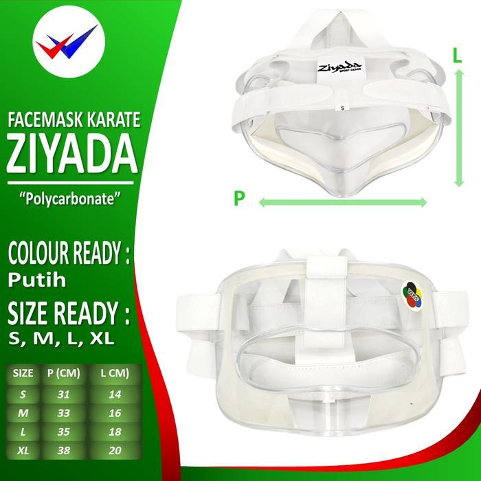 Face mask Karate Ziyada Pelindung Muka Wajah Kepala Head Guard Masker